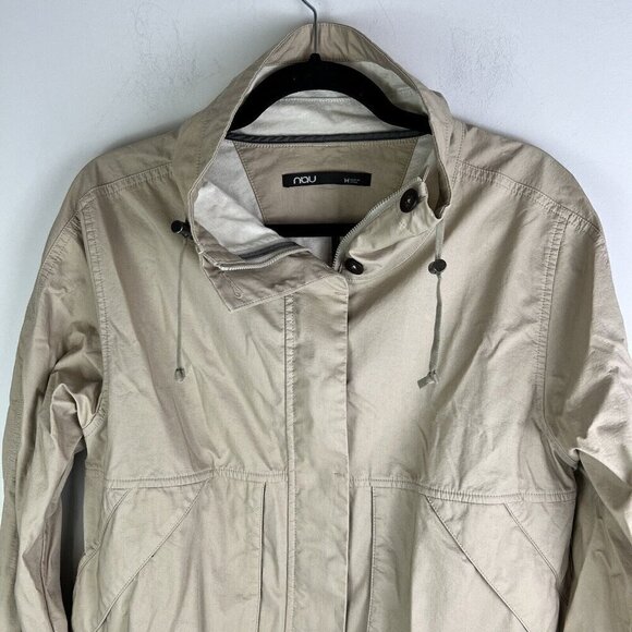 Nau Women's Tan Organic Cotton Lightweight Spring Reverb Jacket Size Medium - Picture 4 of 12